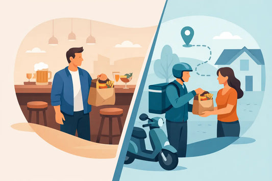 Bar Food Pickup Versus Delivery