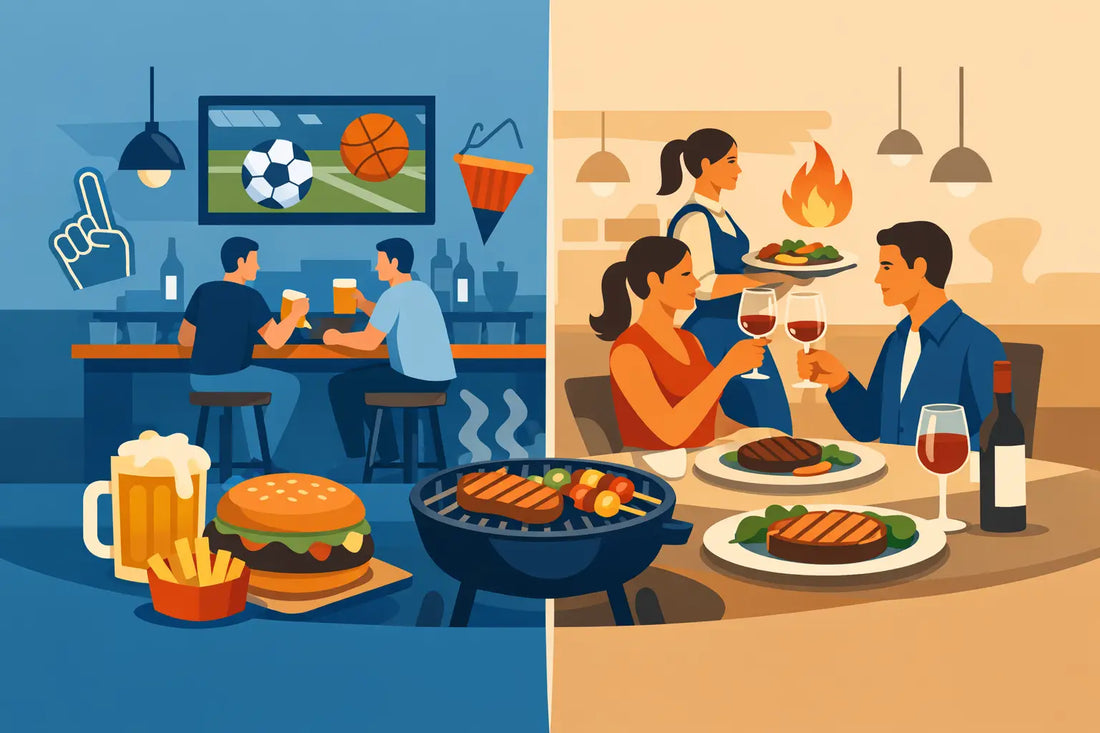 Sports Bar Versus Grill Restaurant: What Fits?